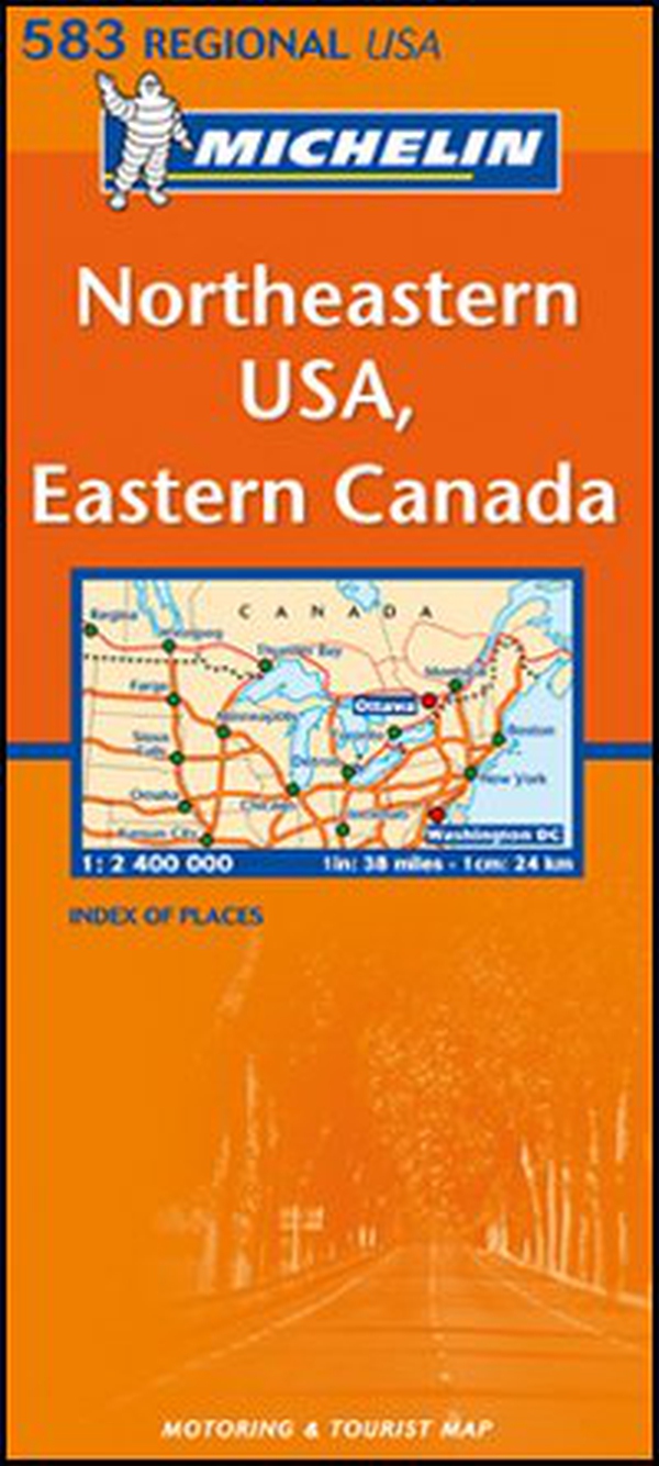 Northeastern U.S.A., Eastern Canada 1:2.400.000 - Librerie.coop Northeastern U.S.A., Eastern Canada 1:2.400.000 - Librerie.coop