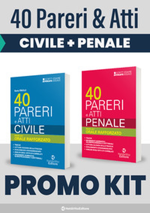 Kit 40 pareri di diritto penale-40 pareri di diritto civile - Librerie.coop Kit 40 pareri di diritto penale-40 pareri di diritto civile - Librerie.coop