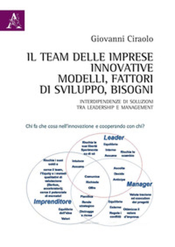 Il team delle imprese innovative. Modelli, fattori di sviluppo, bisogni. Interdipendenze di soluzioni tra leadership e management - Librerie.coop Il team delle imprese innovative. Modelli, fattori di sviluppo, bisogni. Interdipendenze di soluzioni tra leadership e management - Librerie.coop