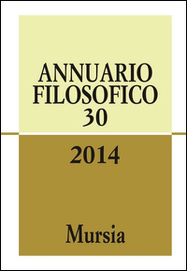 Annuario filosofico - Vol. 30 - Librerie.coop Annuario filosofico - Vol. 30 - Librerie.coop