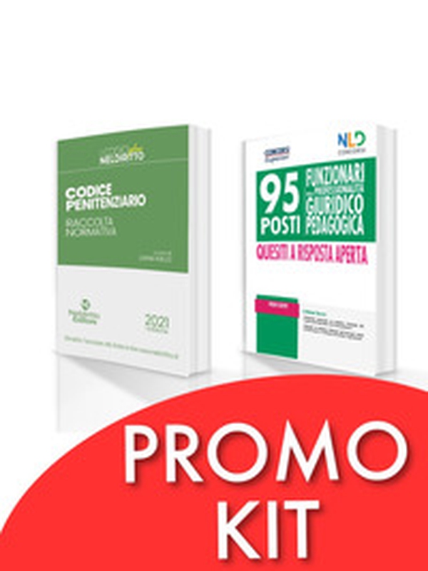 Kit 95 funzionari giuridico-pedagogico. Manuale completo per le prove scritte + Codice penitenziario - Librerie.coop Kit 95 funzionari giuridico-pedagogico. Manuale completo per le prove scritte + Codice penitenziario - Librerie.coop
