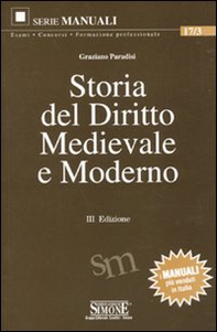Storia del diritto medievale e moderno - Librerie.coop