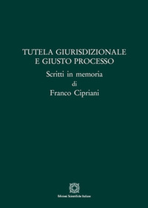 Tutela giurisdizionale e giusto processo. Scritti in memoria di Franco Cipriani - Librerie.coop Tutela giurisdizionale e giusto processo. Scritti in memoria di Franco Cipriani - Librerie.coop