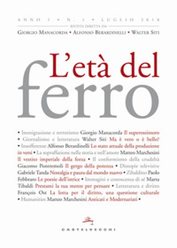 L'età del ferro - Librerie.coop L'età del ferro - Librerie.coop