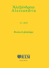 Alessandria. Rivista di glottologia - Vol. 13 - Librerie.coop