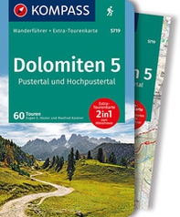 Guida escursionistica n. 5719. Dolomiten 5. Pustertal und Hochpustertal. Con carta - Librerie.coop