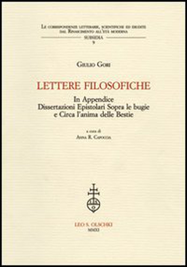 Lettere filosofiche. In Appendice dissertazioni epistolari sopra le bugie e circa l'anima delle bestie - Librerie.coop Lettere filosofiche. In Appendice dissertazioni epistolari sopra le bugie e circa l'anima delle bestie - Librerie.coop