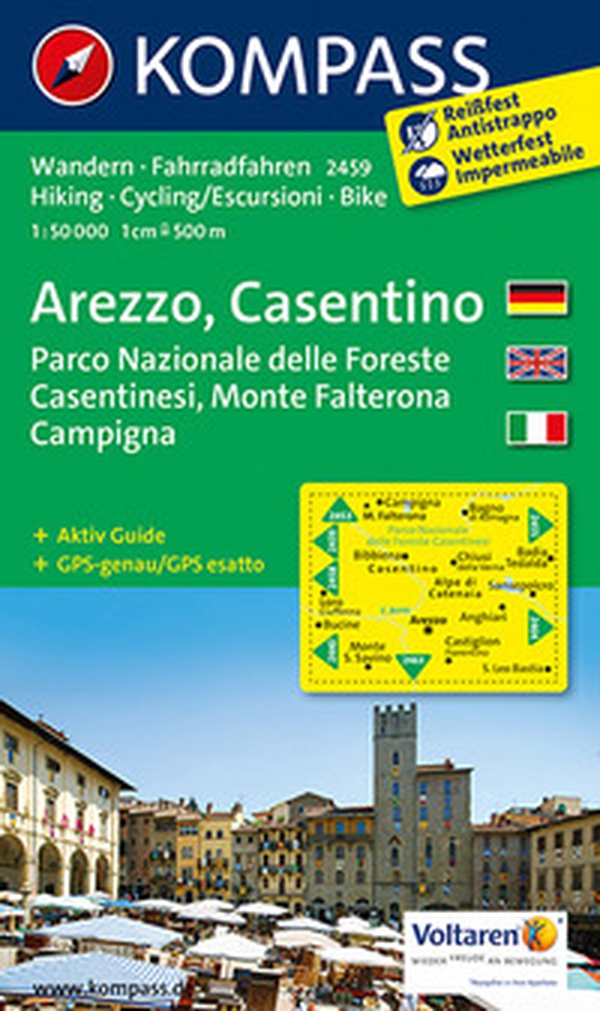 Carta escursionistica n. 2459. Arezzo, Casentino 1:50.000 - Librerie.coop Carta escursionistica n. 2459. Arezzo, Casentino 1:50.000 - Librerie.coop