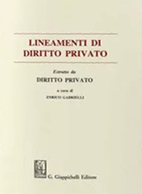 Lineamenti diritto privato. Estratto - Librerie.coop Lineamenti diritto privato. Estratto - Librerie.coop
