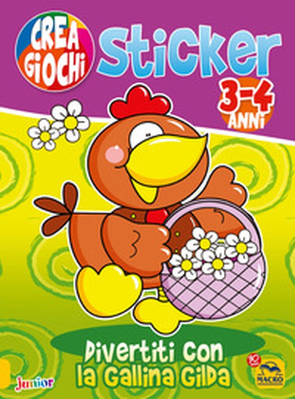 Divertiti con la gallina Gilda. Ricrea giochi. Con adesivi - Librerie.coop Divertiti con la gallina Gilda. Ricrea giochi. Con adesivi - Librerie.coop