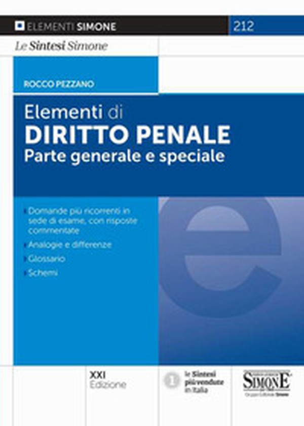 Elementi di diritto penale. Parte generale e parte speciale - Librerie.coop Elementi di diritto penale. Parte generale e parte speciale - Librerie.coop