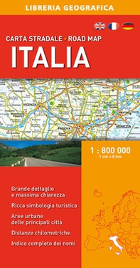 Italia 1:800.000. Carta stradale - Librerie.coop
