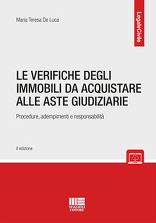 Le verifiche sugli immobili da acquistare alle aste giudiziarie. Procedure, adempimenti e responsabilità - Librerie.coop Le verifiche sugli immobili da acquistare alle aste giudiziarie. Procedure, adempimenti e responsabilità - Librerie.coop