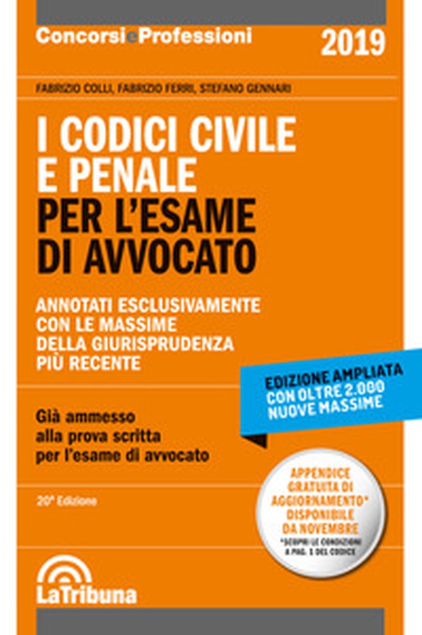 I codici civile e penale. Per l'esame di avvocato - Librerie.coop I codici civile e penale. Per l'esame di avvocato - Librerie.coop