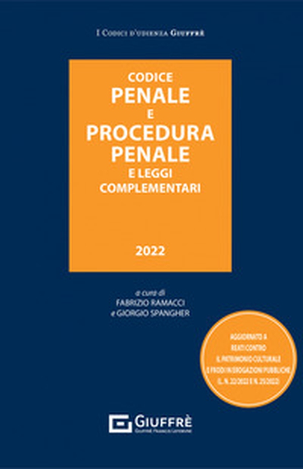 Codice penale e procedura penale e leggi complementari - Librerie.coop Codice penale e procedura penale e leggi complementari - Librerie.coop