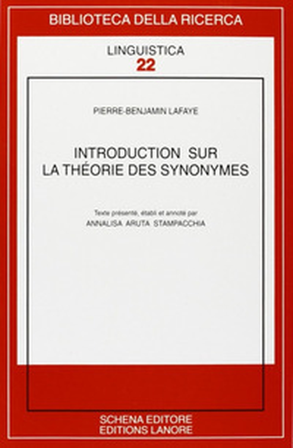 Introduction sur la théorie des synonymes - Librerie.coop Introduction sur la théorie des synonymes - Librerie.coop