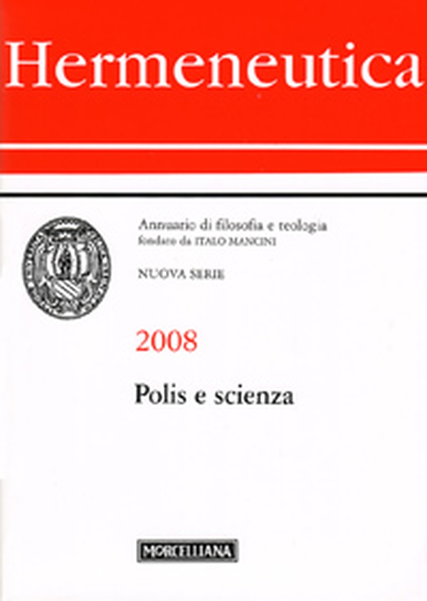 Hermeneutica. Annuario di filosofia e teologia (2008). Polis e scienza - Librerie.coop Hermeneutica. Annuario di filosofia e teologia (2008). Polis e scienza - Librerie.coop