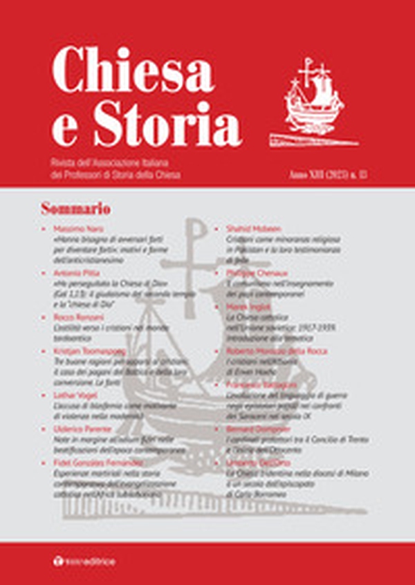 Chiesa e storia. Rivista dell'Associazione Italiana dei Professori di Storia della Chiesa - Vol. 13 - Librerie.coop Chiesa e storia. Rivista dell'Associazione Italiana dei Professori di Storia della Chiesa - Vol. 13 - Librerie.coop