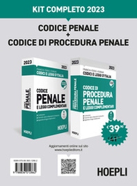 Kit completo codice penale e codice di procedura penale 2023 - Librerie.coop