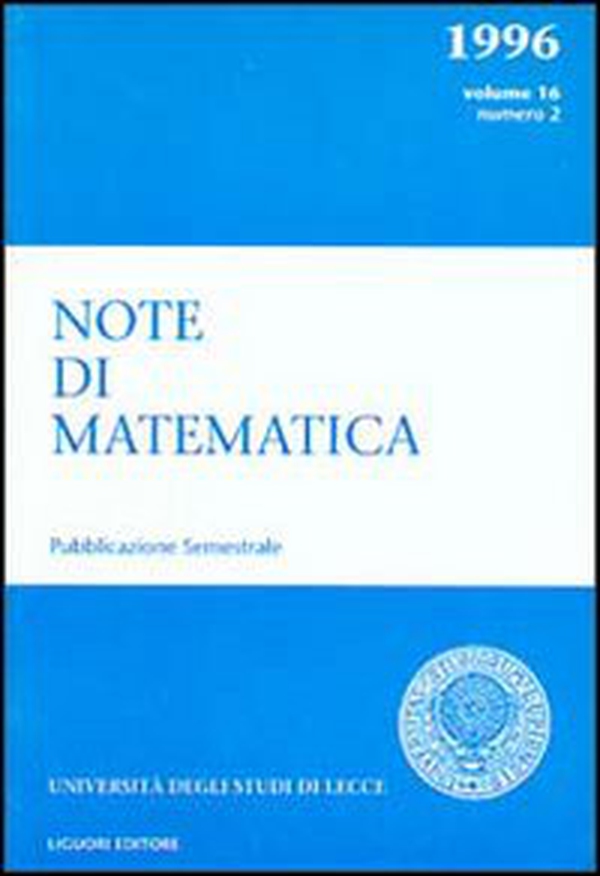 Note di matematica - Librerie.coop Note di matematica - Librerie.coop