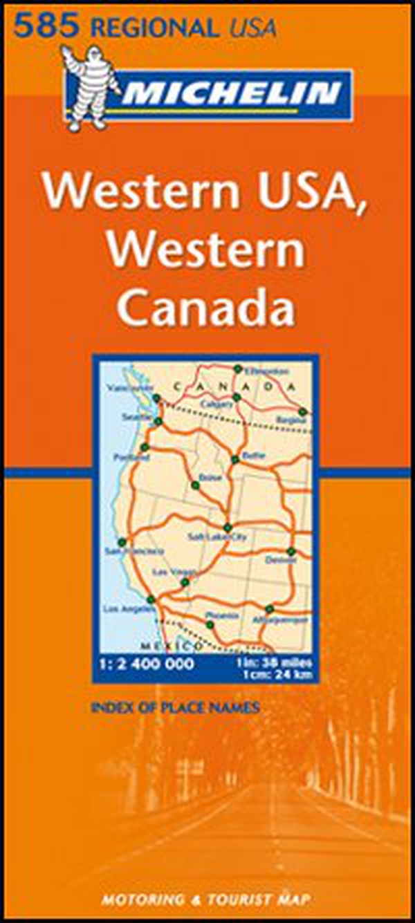 Western U.S.A., western Canada 1:2.400.000 - Librerie.coop Western U.S.A., western Canada 1:2.400.000 - Librerie.coop
