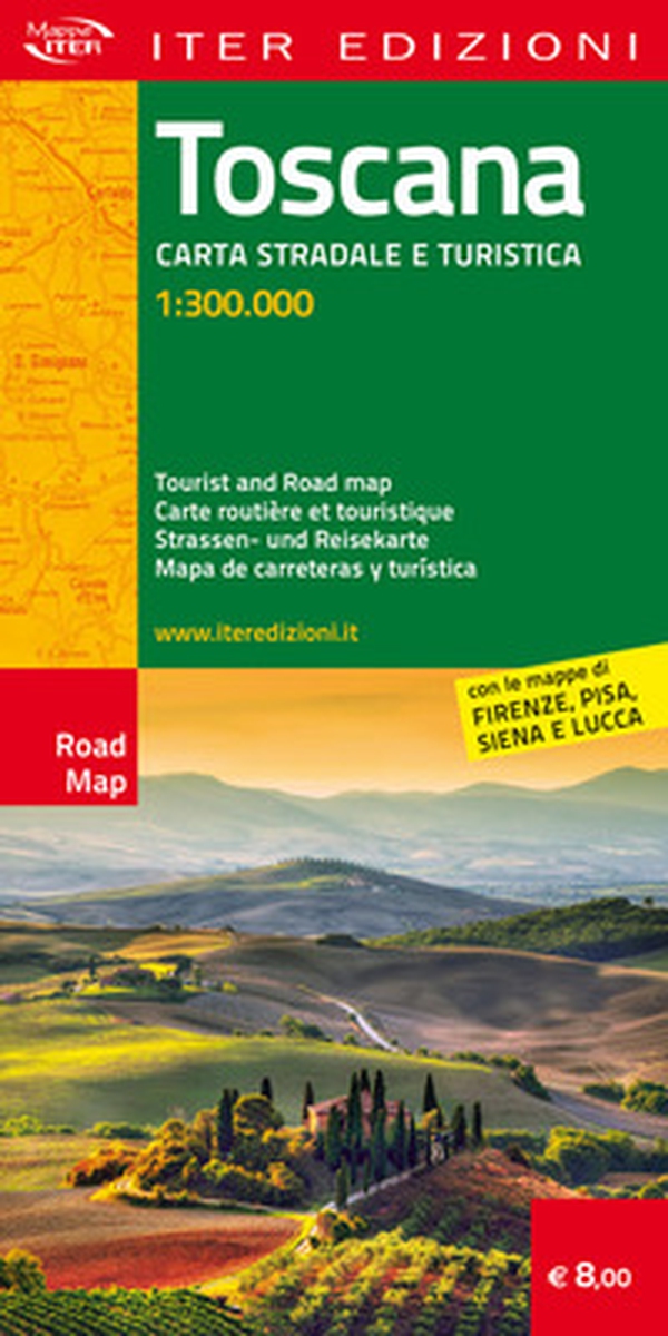 Toscana. Carta stradale e turistica 1:300.000. Ediz. italiana, inglese, francese, tedesca e spagnola - Librerie.coop Toscana. Carta stradale e turistica 1:300.000. Ediz. italiana, inglese, francese, tedesca e spagnola - Librerie.coop