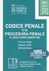 Codice penale e di procedura penale e leggi complementari - Librerie.coop