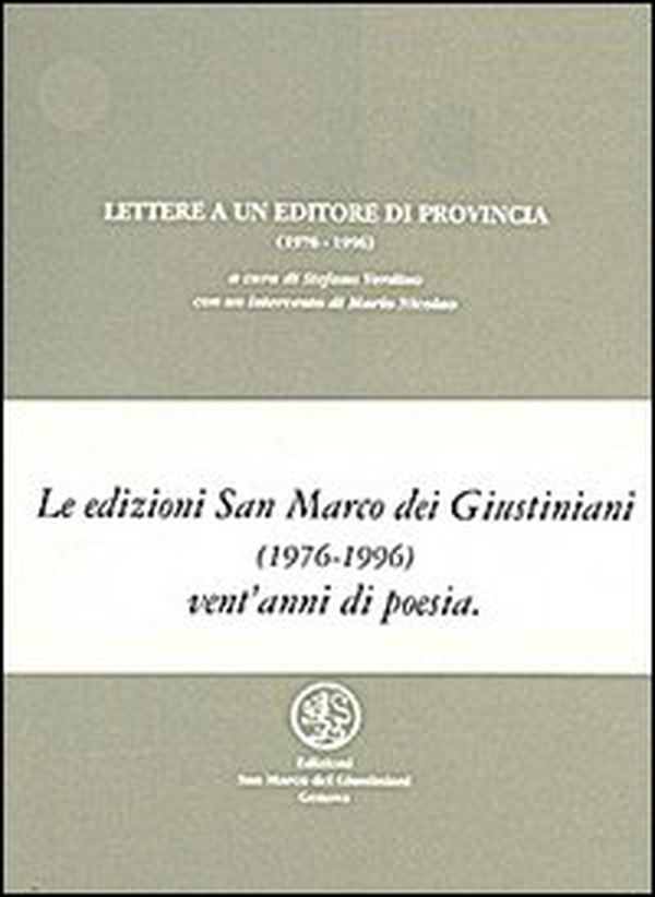 Lettere a un editore di provincia (1976-1996) - Librerie.coop Lettere a un editore di provincia (1976-1996) - Librerie.coop