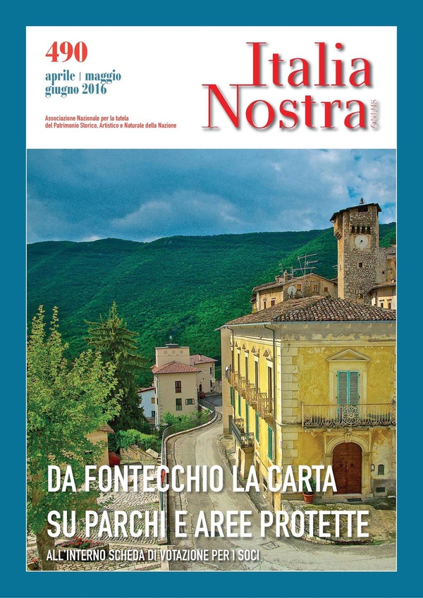 Italia Nostra 490 mar-giu 2016 - Librerie.coop Italia Nostra 490 mar-giu 2016 - Librerie.coop