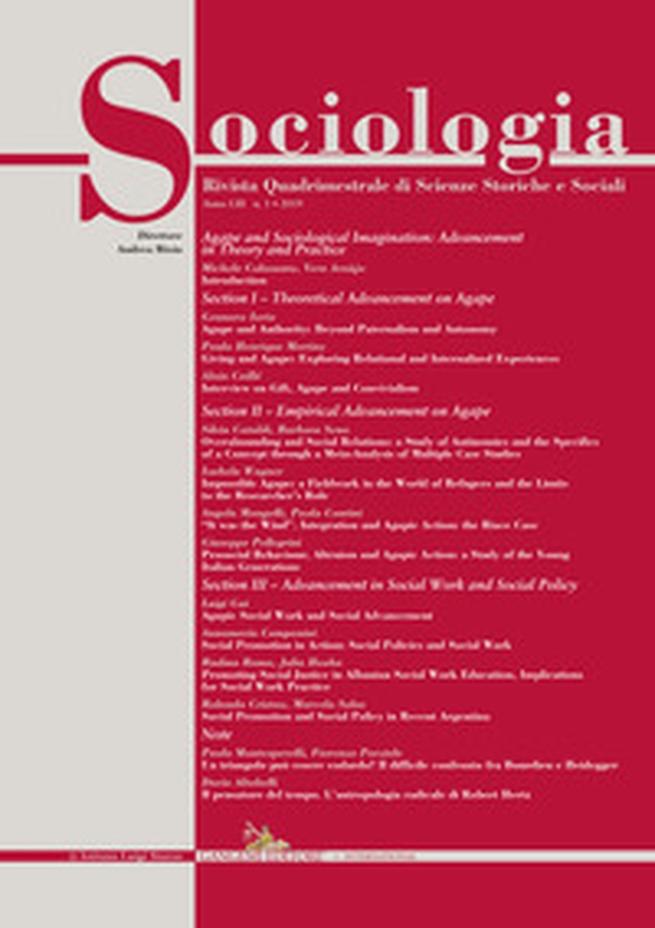 Sociologia. Rivista quadrimestrale di scienze storiche e sociali - Vol. 1 - Librerie.coop Sociologia. Rivista quadrimestrale di scienze storiche e sociali - Vol. 1 - Librerie.coop