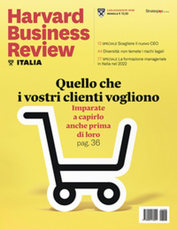 Harvard Business Review Italia - Vol. 7-8 - Librerie.coop Harvard Business Review Italia - Vol. 7-8 - Librerie.coop