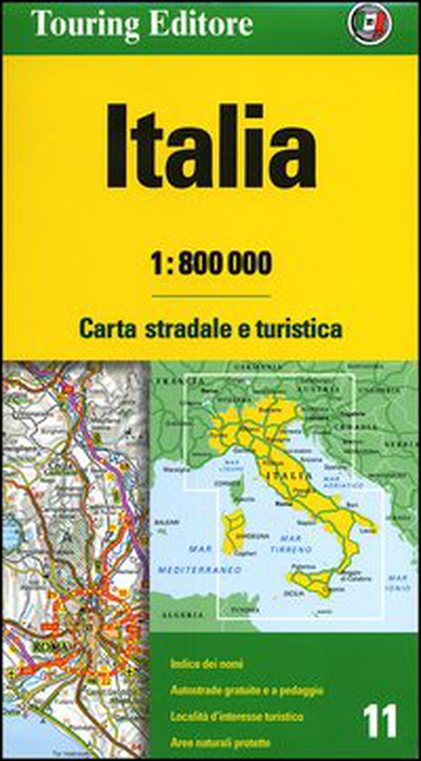Italia 1:800.000. Carta stradale e turistica - Librerie.coop Italia 1:800.000. Carta stradale e turistica - Librerie.coop