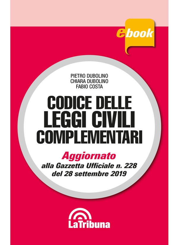 Codice delle leggi civili complementari - Librerie.coop Codice delle leggi civili complementari - Librerie.coop