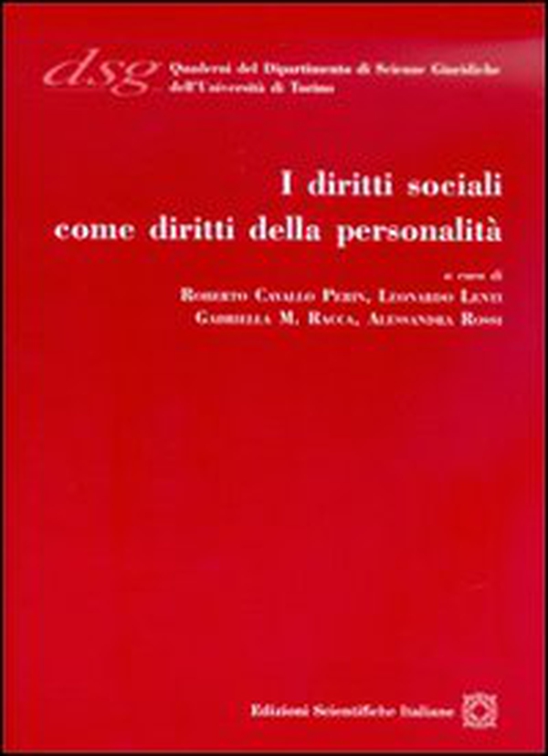 I diritti sociali come diritti della personalità - Librerie.coop I diritti sociali come diritti della personalità - Librerie.coop