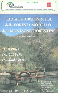 Carta escursionistica della Foresta modello delle montagne fiorentine. Falterona, Val di Sieve, Vallombrosa 1:50.000 - Librerie.coop