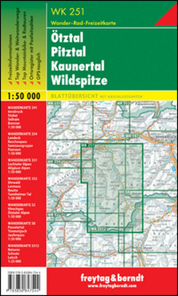 Otztal Pitztal 1:50.000 - Librerie.coop Otztal Pitztal 1:50.000 - Librerie.coop