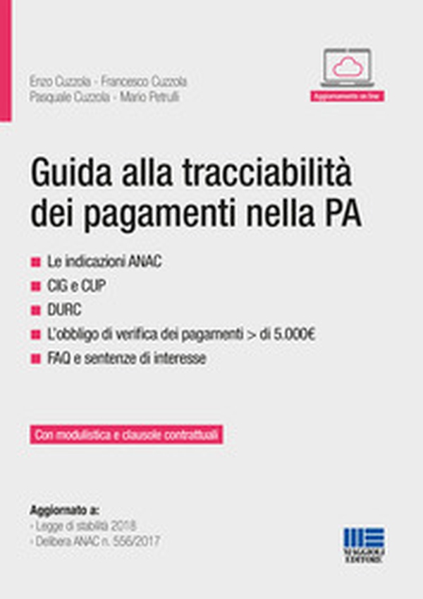 Guida alla tracciabilità dei pagamenti nella PA - Librerie.coop Guida alla tracciabilità dei pagamenti nella PA - Librerie.coop