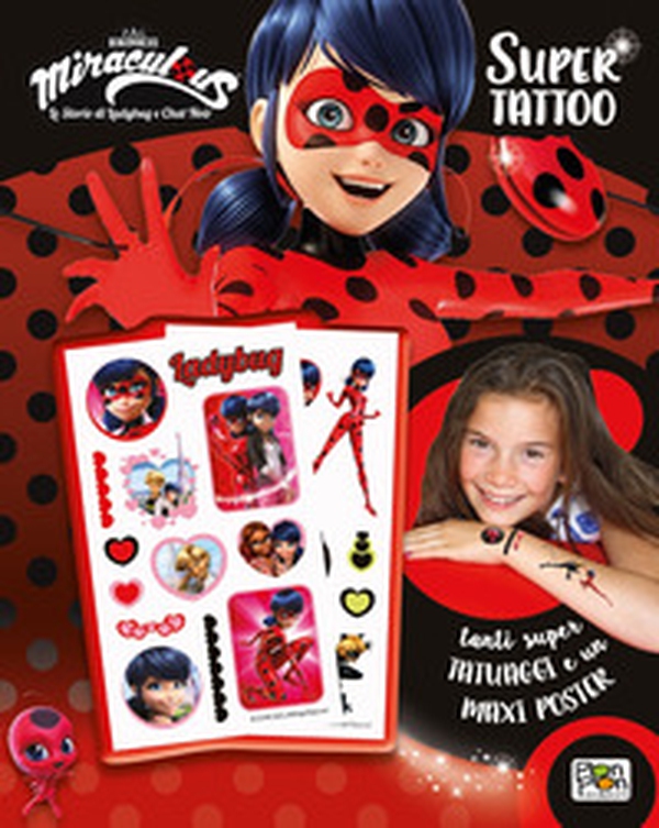 Super Tattoo. Miraculous. Le storie di Ladybug e Chat Noir - Librerie.coop Super Tattoo. Miraculous. Le storie di Ladybug e Chat Noir - Librerie.coop