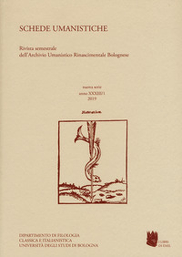 Schede umanistiche. Rivista annuale dell'Archivio Umanistico Rinascimentale Bolognese - Librerie.coop Schede umanistiche. Rivista annuale dell'Archivio Umanistico Rinascimentale Bolognese - Librerie.coop