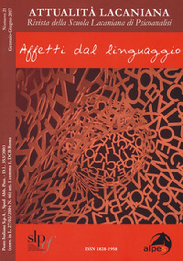 Attualità lacaniana. Rivista della Scuola Lacaniana di Psicoanalisi - Librerie.coop Attualità lacaniana. Rivista della Scuola Lacaniana di Psicoanalisi - Librerie.coop