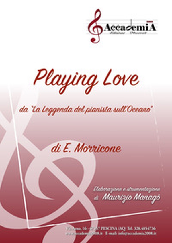 Playing love da «La leggenda del pianista sull'oceano» di Ennio Morricone - Librerie.coop Playing love da «La leggenda del pianista sull'oceano» di Ennio Morricone - Librerie.coop