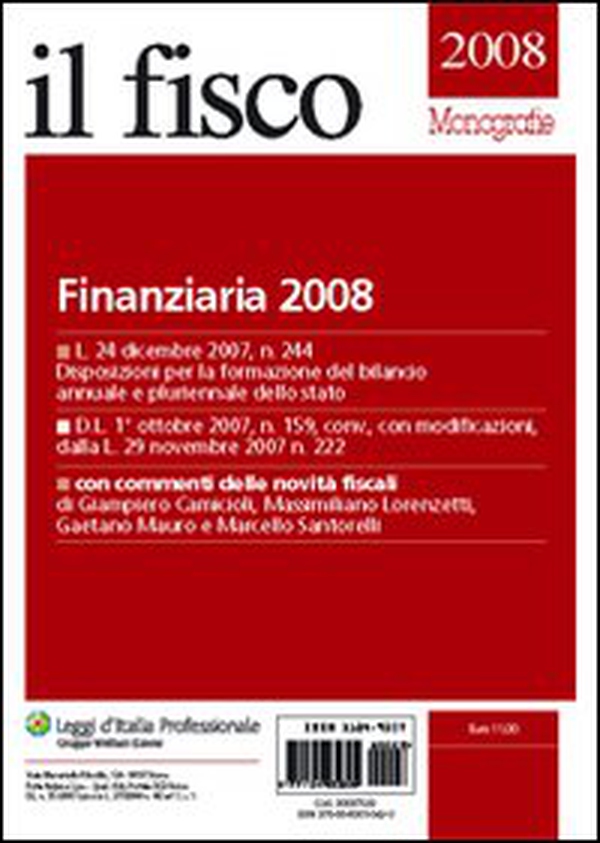 Finanziaria 2008 - Librerie.coop Finanziaria 2008 - Librerie.coop