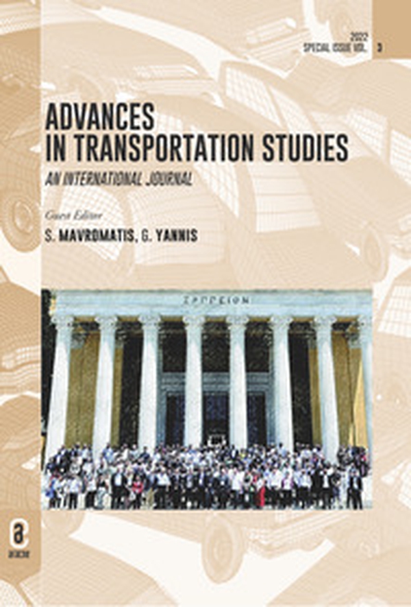Advances in transportation studies. An international journal. Special issue - Vol. 3 - Librerie.coop Advances in transportation studies. An international journal. Special issue - Vol. 3 - Librerie.coop
