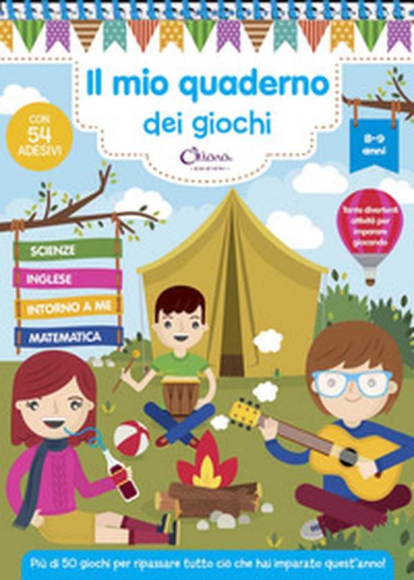 Il mio quaderno dei giochi 8/9 anni. Con adesivi - Librerie.coop Il mio quaderno dei giochi 8/9 anni. Con adesivi - Librerie.coop