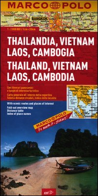 Thailandia, Vietnam, Laos, Cambogia 1:2.000.000 - Librerie.coop