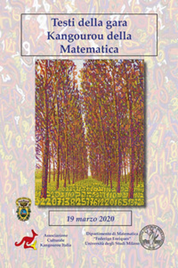Testi della gara Kangourou della matematica 2020 - Librerie.coop Testi della gara Kangourou della matematica 2020 - Librerie.coop