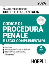 Codice di procedura penale e leggi complementari 2024 - Librerie.coop