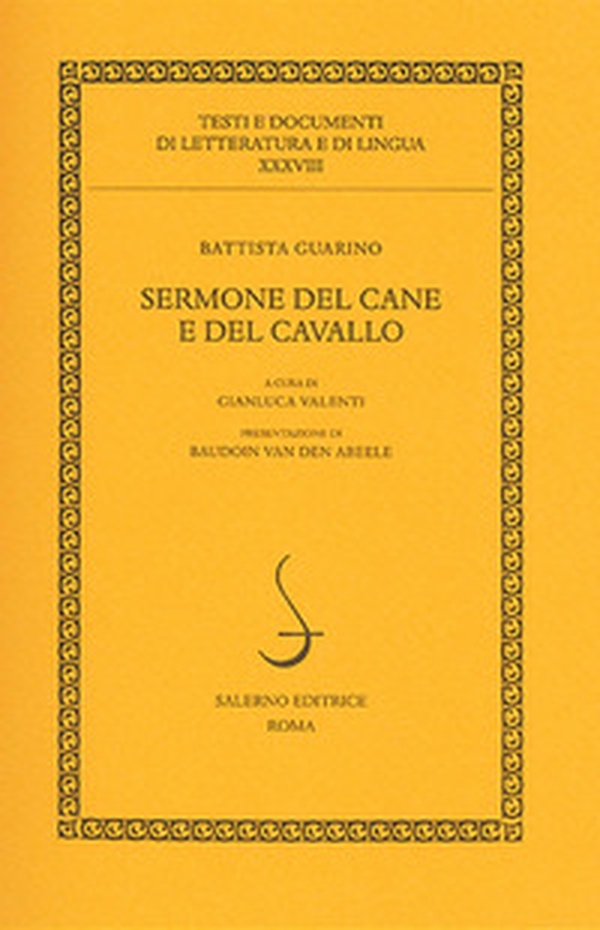 Sermone del cane e del cavallo - Librerie.coop Sermone del cane e del cavallo - Librerie.coop