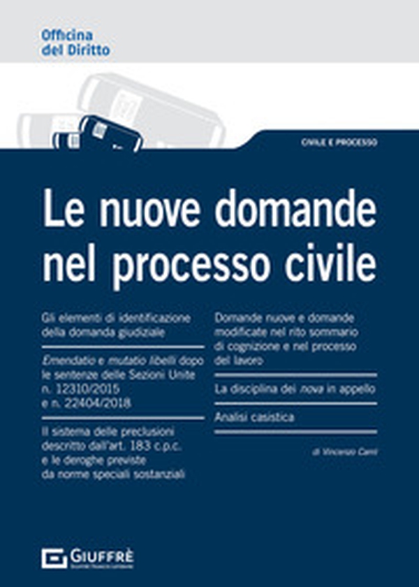 Le nuove domande nel processo civile - Librerie.coop Le nuove domande nel processo civile - Librerie.coop