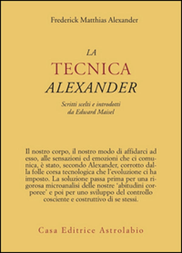 La tecnica Alexander - Librerie.coop La tecnica Alexander - Librerie.coop